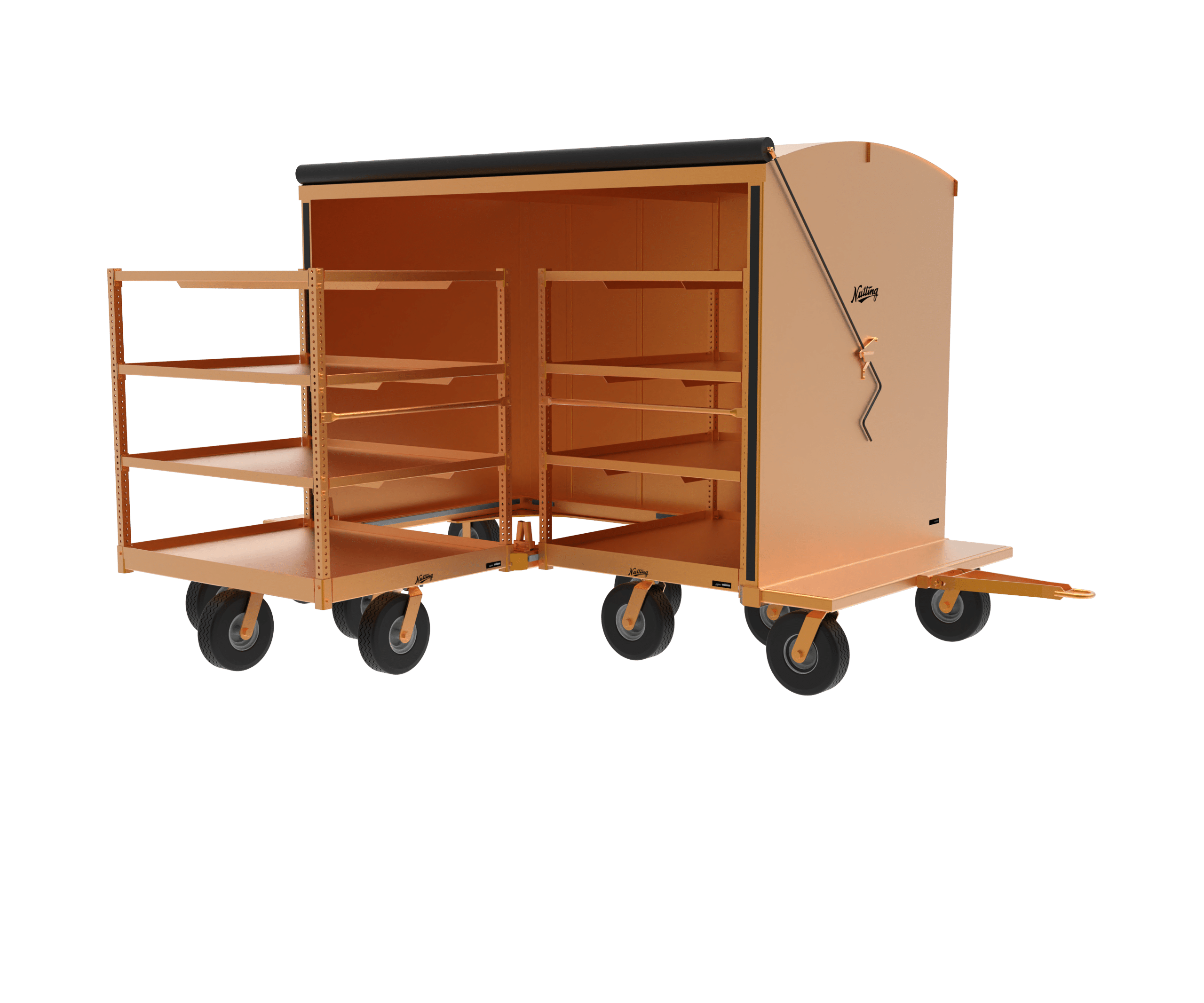 Covered Mother Daughter Carts