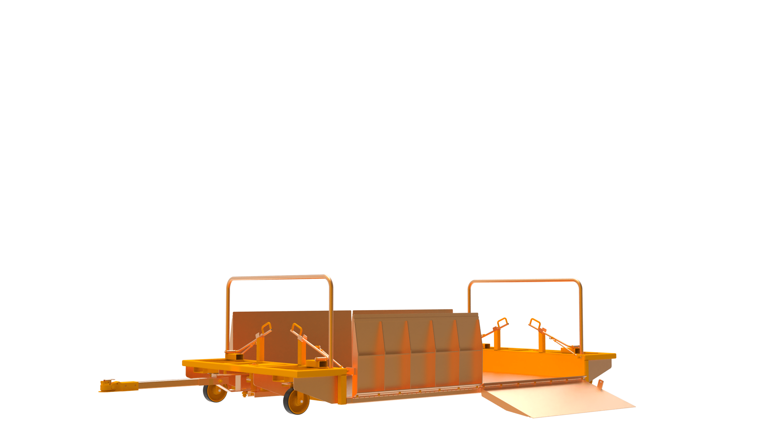 Tugger Cart with Ramps