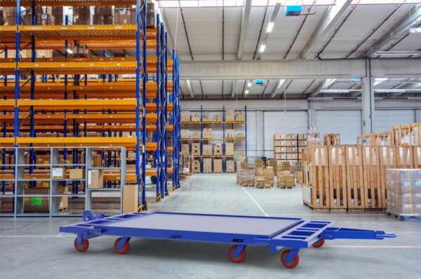 Mother Daughter Cart in a Warehouse