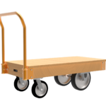 Wood Deck Warehouse Cart