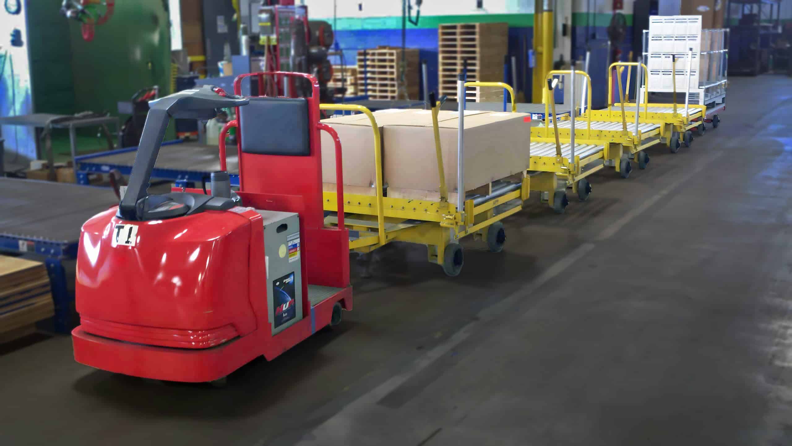Milk Run Logistics with Nutting Carts