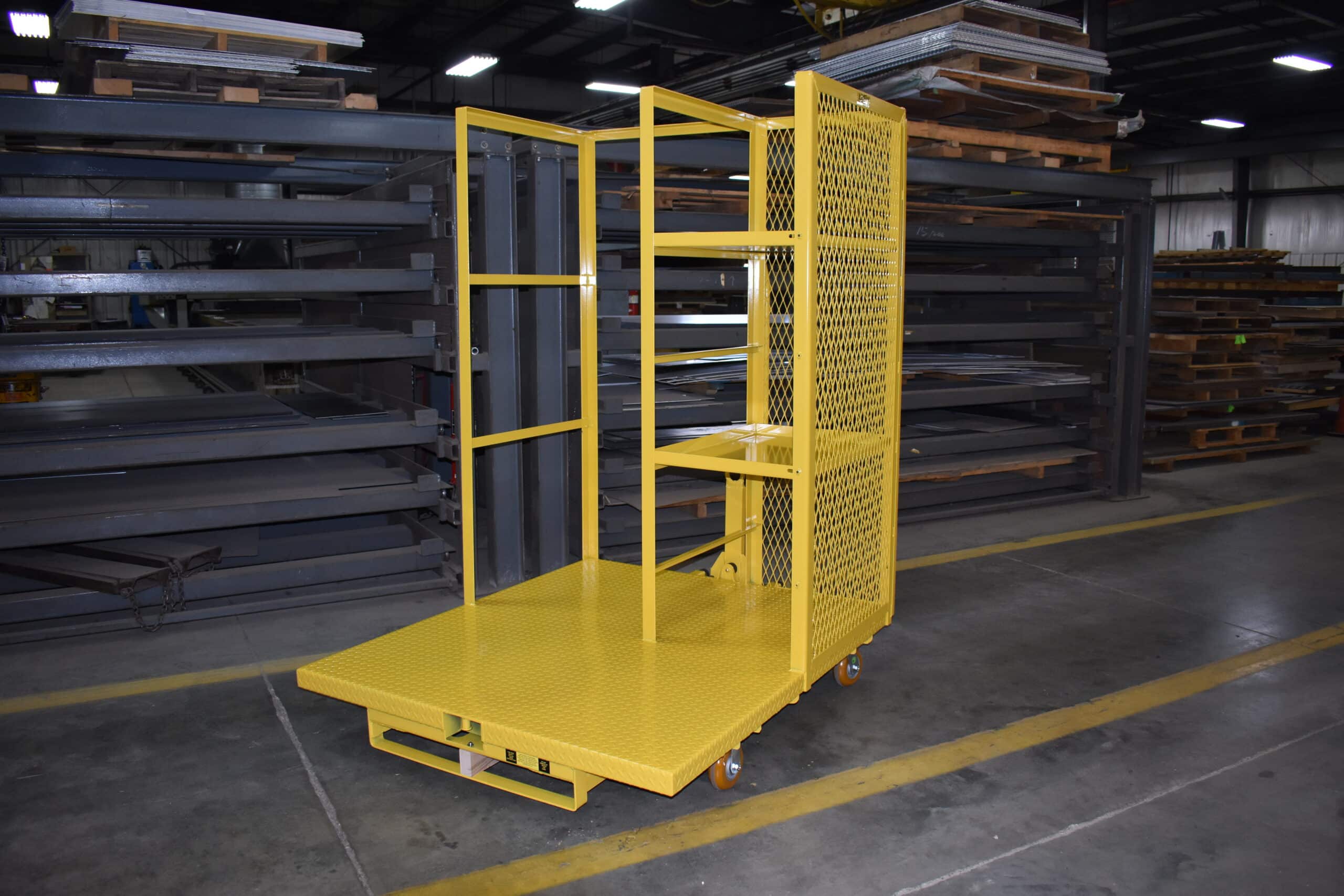 Order Picker Platform with Shelves