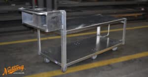 28x60 Aluminum Shelf Truck | Mobile Picking Station