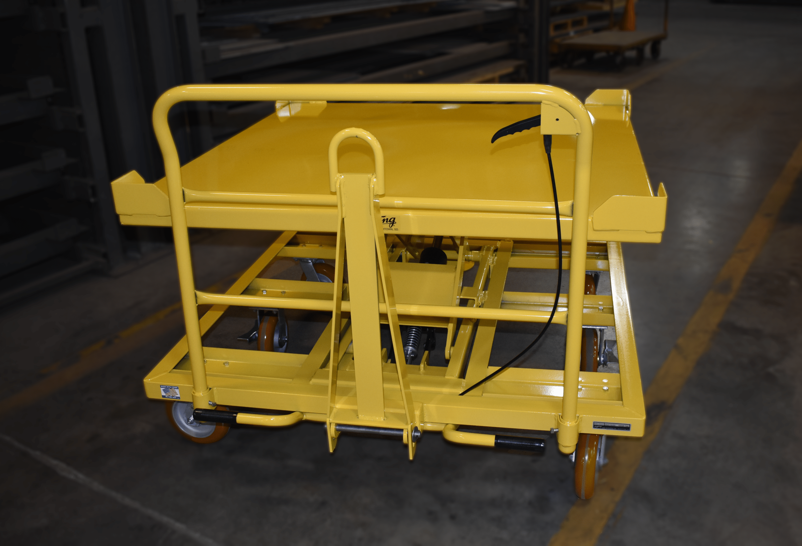 pallet cart with scissor lift
