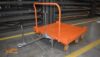 pallet cart with retractable hitch