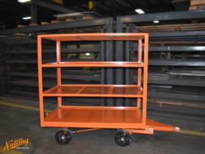 34x60 Double Fifth-Wheel Steer Tugger Cart | 1000 lb Capacity