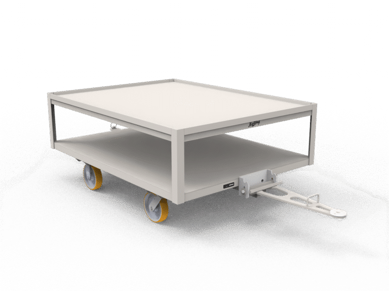raised deck tugger cart