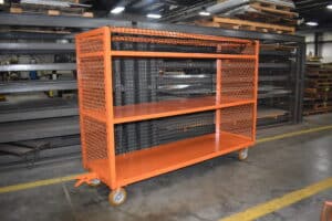 30x96 Tugger Cart with Safety Netting | 1000 lb Capacity