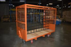 wood deck cart