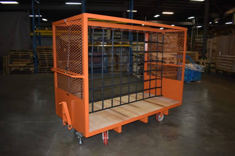 wood deck cart