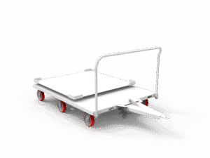 40x48 Swivel Deck Pallet Cart | 2000 lb Capacity