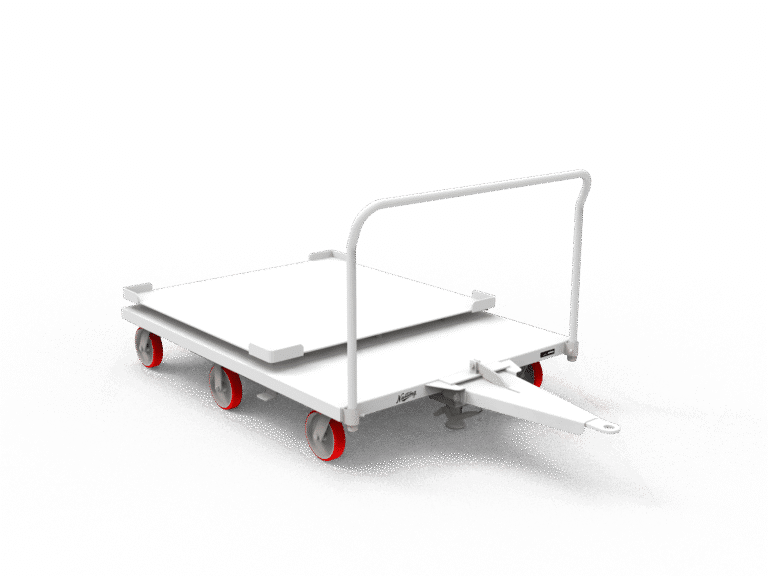 swivel deck cart