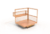 order picker work platform
