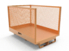 tread plate steel order picker platform