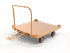 towable pallet cart