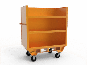 aluminum shelf cart