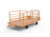 tugger cart with rails
