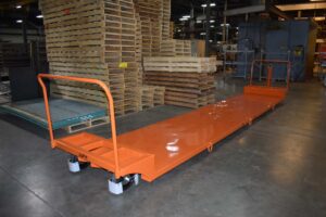 48 x 228 steel underslung trailer with low deck height